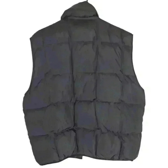Feather Down Black Puffer Vest - Picture 3 of 4